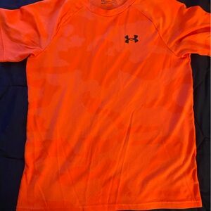 Under Armour Bright Orange Camo Performance Shirt